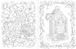 Harry Potter: An Official Sweets and Treats Coloring Book фото книги 2