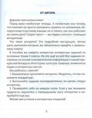 Математика, белорусский и русский языки : изучаем пошагово. 3 класс фото книги 2
