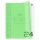 Тетрадь 24 л. клетка BG "Однотонный. Неон", пластиковая обложка, неон салатовый. Арт. Т5ск24_пл 08958 фото книги маленькое 2