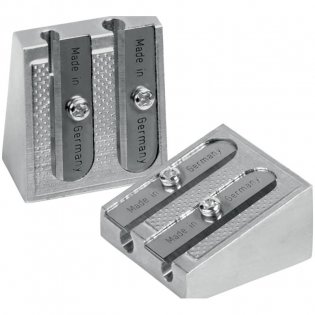 Точилка "Steel&Style", металлическая, 2 отверстия фото книги