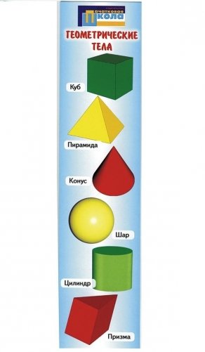 Геометрические тела фото книги