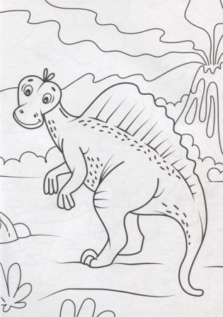 Мир динозавров. Раскраска фото книги 5