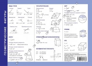Справочные материалы: Геометрические фигуры фото книги