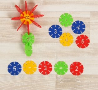 Логический конструктор "Ромашка", 80 элементов фото книги 3