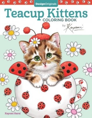 Teacup Kittens Coloring Book фото книги