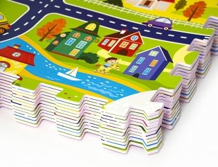 Пазл напольный "Город" фото книги 2