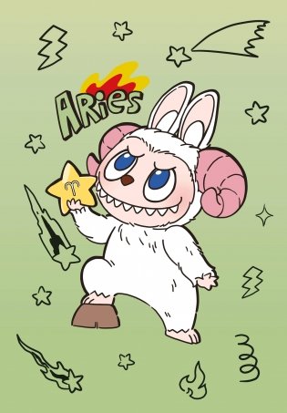 The Monsters. Астрологический блокнот Овен (Лабубу) фото книги