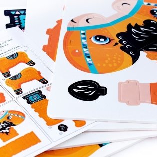 3D-пазл "Лама", 12 деталей фото книги 3