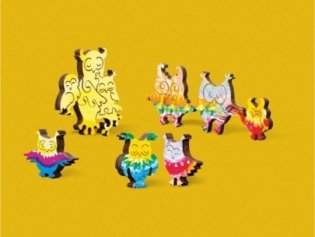 Пазл деревянный "Совушки", 120 деталей фото книги 3