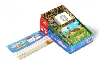 Увлекательная настольная игра "Зверобуквы English", новая версия фото книги 3