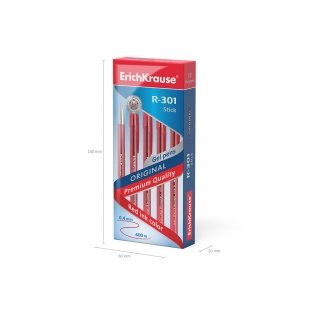 Ручка гелевая "R-301 ORIGINAL Gel", красная фото книги 3