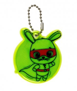 Световозвращающая подвеска Мульти-Пульти "Супер заяц", желтый. Арт. RT_50998 фото книги 2