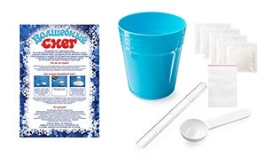 Детский набор "Волшебный снег", светящийся в темноте фото книги 2