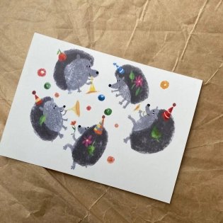 Открытка "Ирочка. Ежики" фото книги 2