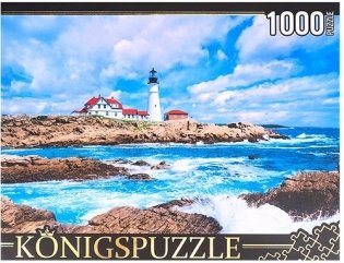 Пазлы "Konigspuzzle. Маяк Портленд-хед", 1000 элементов фото книги