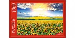 Пазлы "Поле подсолнухов", 1000 элементов фото книги