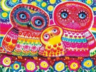 Пазл деревянный "Совушки", 120 деталей фото книги