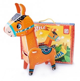 3D-пазл "Лама", 12 деталей фото книги 4