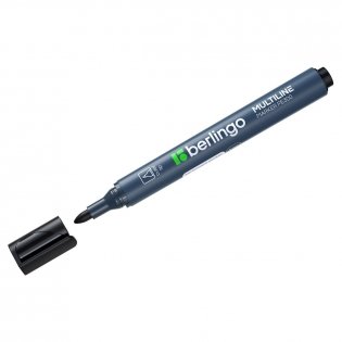 Маркер перманентный "MultiLine PE300", пулевидный, 3 мм, черный. Арт. BMc_16201 фото книги