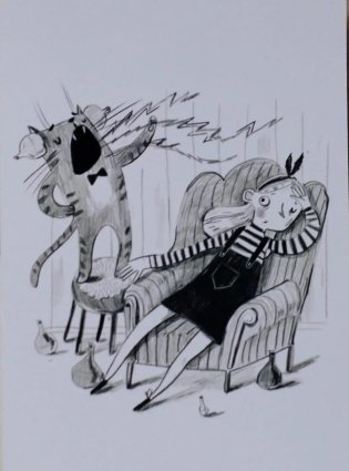 Открытка "Чокнутый этикет. Кот" фото книги