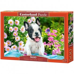 Пазл 500 эл. Castorlаnd "Щенок французского бульдога". Арт. B-53650 фото книги