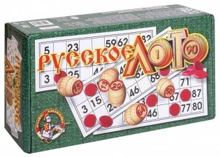 Игра "Русское лото", деревянное фото книги