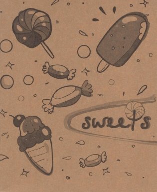 Тетрадь общая, 48 листов. Sweets фото книги