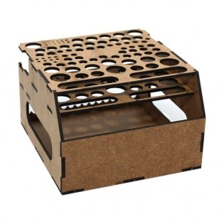 Органайзер для кисточек, красок и других инструментов на 94 элемента серии "Моделист" фото книги